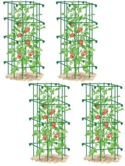 Tomato Cages, Set Of 4 11 Tomato Cages, Set Of 4 -The Garden Shed Store 8587040 GR 001E tif