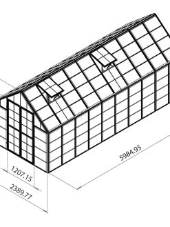 Canopia® By Palram Harmony™ Snap & Grow Greenhouse, 8' 36 Canopia® By Palram Harmony™ Snap & Grow Greenhouse, 8' -The Garden Shed Store 8591043 11V tif