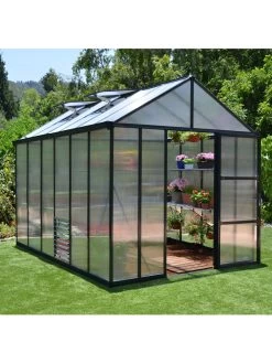Canopia® By Palram Glory™ Greenhouse, 8' -The Garden Shed Store 8591548 01v
