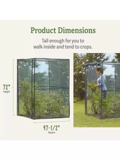 Crop Cage, 4' X 4' -The Garden Shed Store 8596538 dimensions