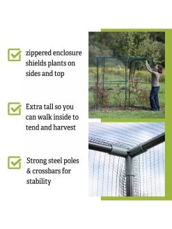 Crop Cage, 4' X 12' 8 Crop Cage, 4' X 12' -The Garden Shed Store 8596540 4