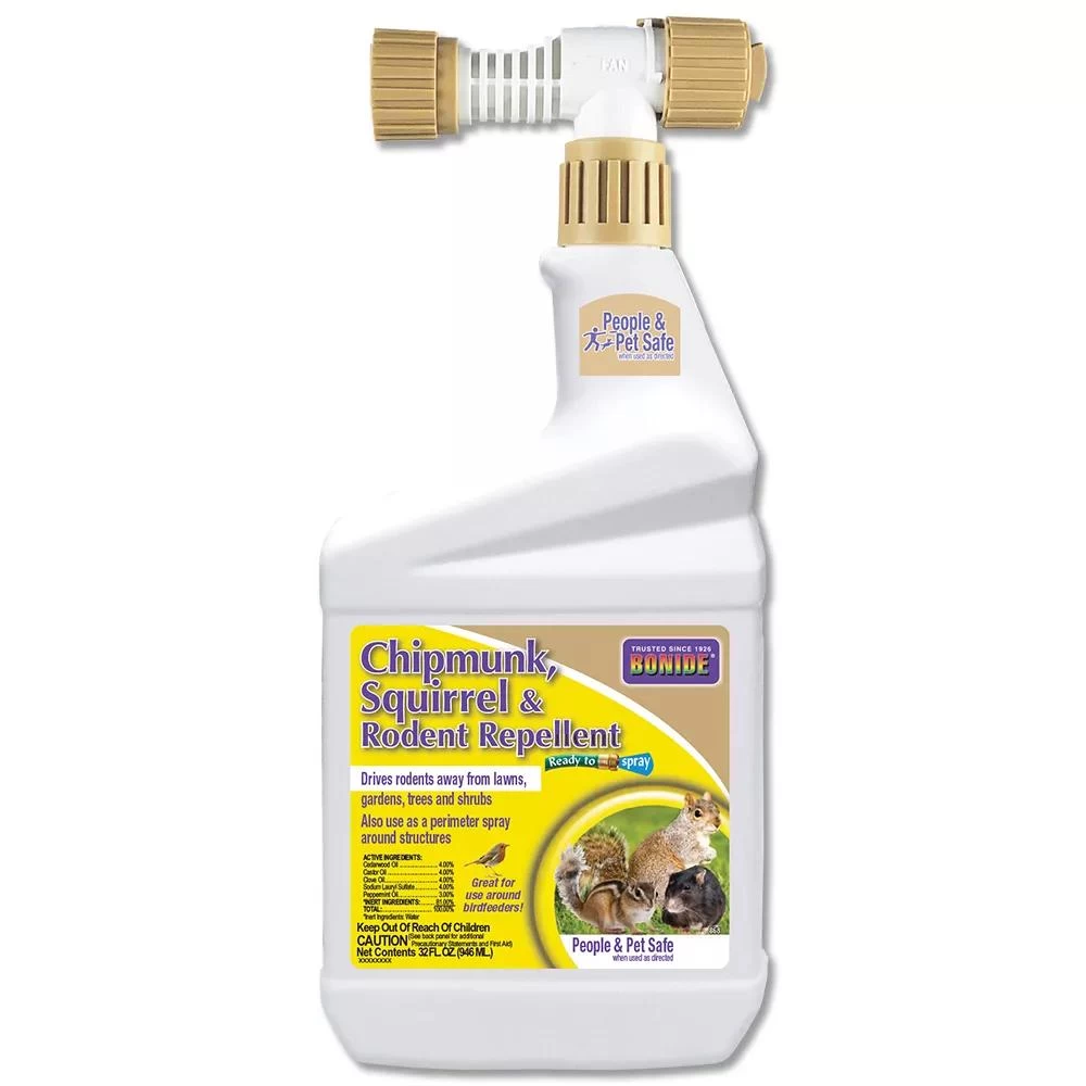 Bonide® Chipmunk, Squirrel And Rodent Repellent Ready To Use Spray 1 Bonide® Chipmunk, Squirrel And Rodent Repellent Ready To Use Spray