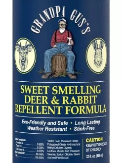 Grandpa Gus's Deer & Rabbit Repellent Spray -The Garden Shed Store 8612427 03V 3 4
