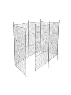 Tall Chicken Wire Critter Fence With Gate -The Garden Shed Store 8613260 6051