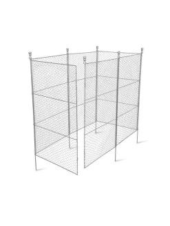 Tall Chicken Wire Critter Fence With Gate -The Garden Shed Store 8613260 6052