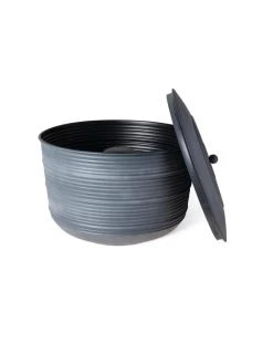 Ribbed Hose Pot With Lid -The Garden Shed Store 8613332 5803