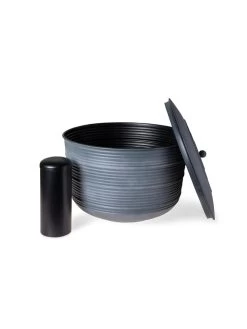 Ribbed Hose Pot With Lid -The Garden Shed Store 8613332 5804