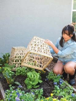 Bamboo Cloche, Set Of 2 -The Garden Shed Store 8613351 6862