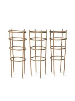 Bamboo Tomato Cages, Set Of 3 -The Garden Shed Store 8613426 4679 bamboo tomato cages 3